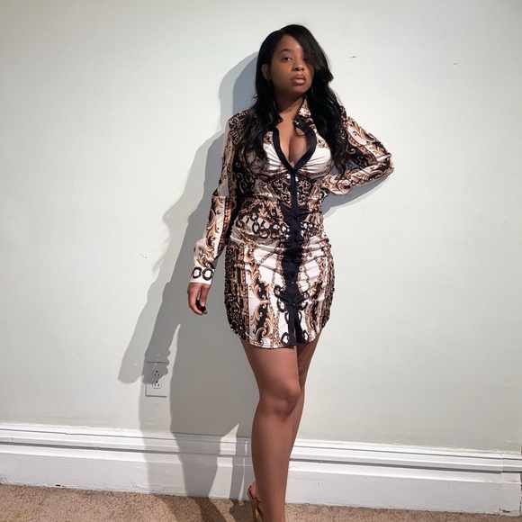 Layla Chain link print dress - Picture 13 of 14